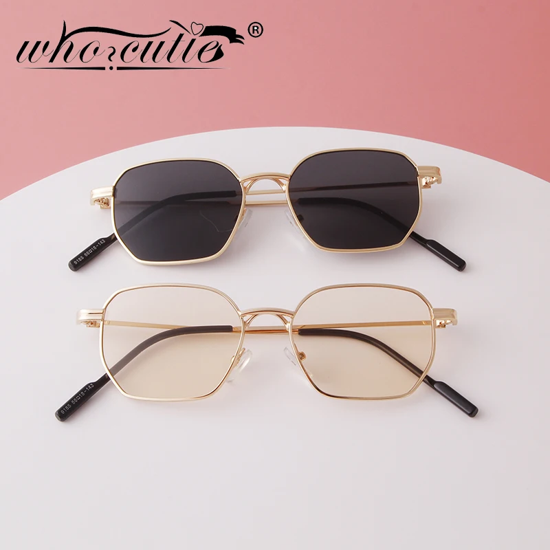 Trend Small Green Square Sunglasses Women 2025 Brand Vintage