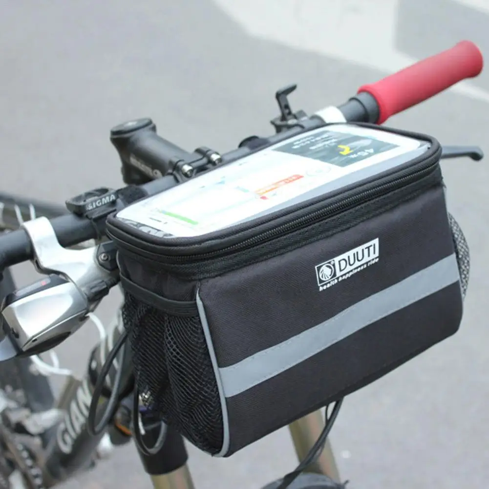  Bicycle Tube Bag Bike Frame Bag Pannier Cycling Tube Pouch With Removable Touchscreen Fit For Less 