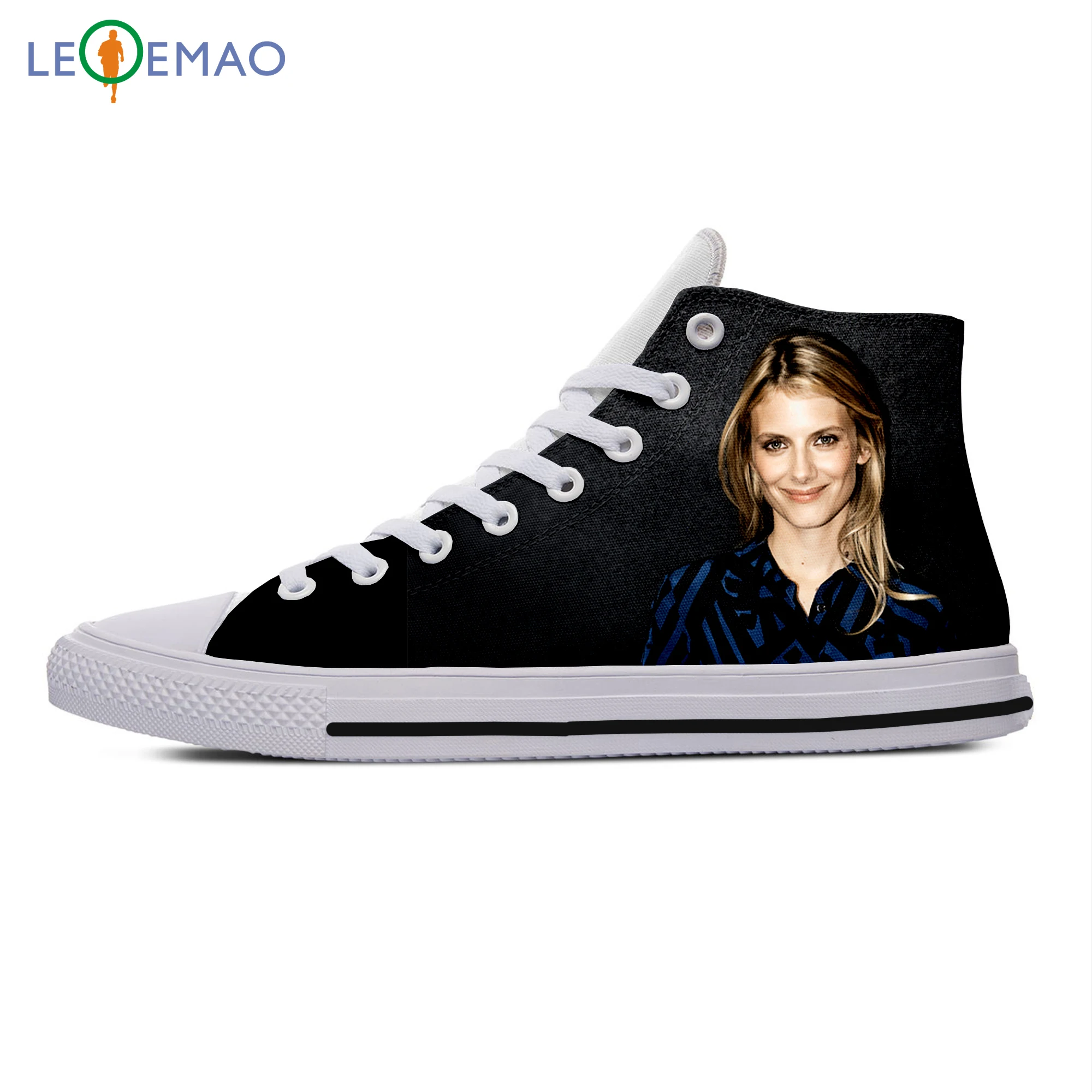

Custom Spring Autumn Canvas Sneakers Melanie Laurent High Quality Handiness Flats Running Shoes Comfortable Big White Zapatillas