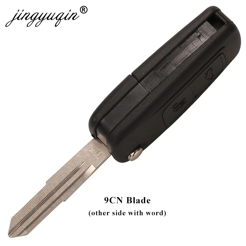 JINGYUQIN 315MHZ / 433MHZ REMOTE KEY CONTROL  FOR CHERY A3 A5 TIGGO FULWIN COWIN EASTER 2 BUTTONS CAR KEY FOB WITH 9CN BLADE