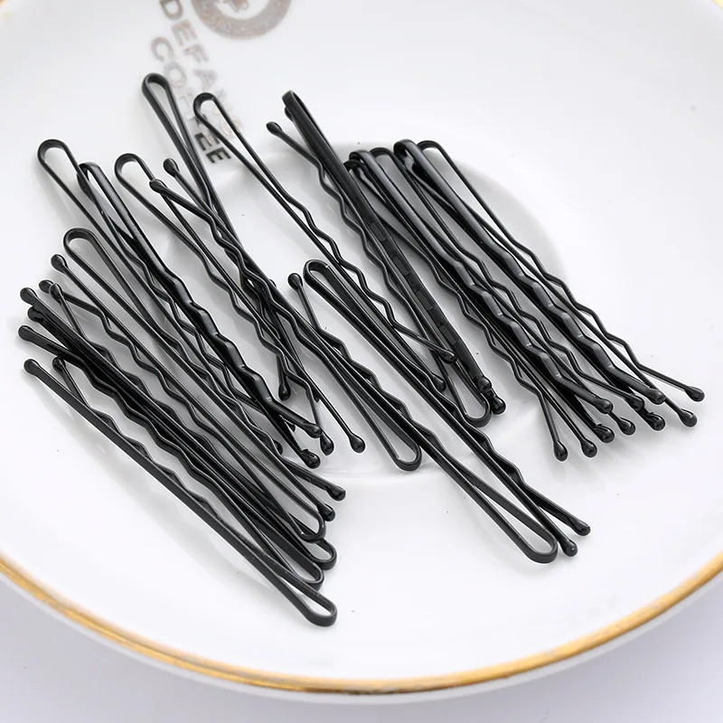 

Makeup Hair Accessories Black And White with Pattern Small Clip Steel Clamp Up-do Adult Women's Brand New Clip Bang Broken Barre