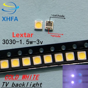 

2000PCS Lextar LED Backlight TV High Power LED DOUBLE CHIPS 1W 3V 3030 Cool white PT30A66 TV Application 3030 pct 3v led Diode