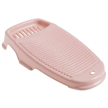 

Thickened Washboard Trumpet Laundry Non-Slip Washboard Household Laundry Tub Plastic Laundry Washboard Pink