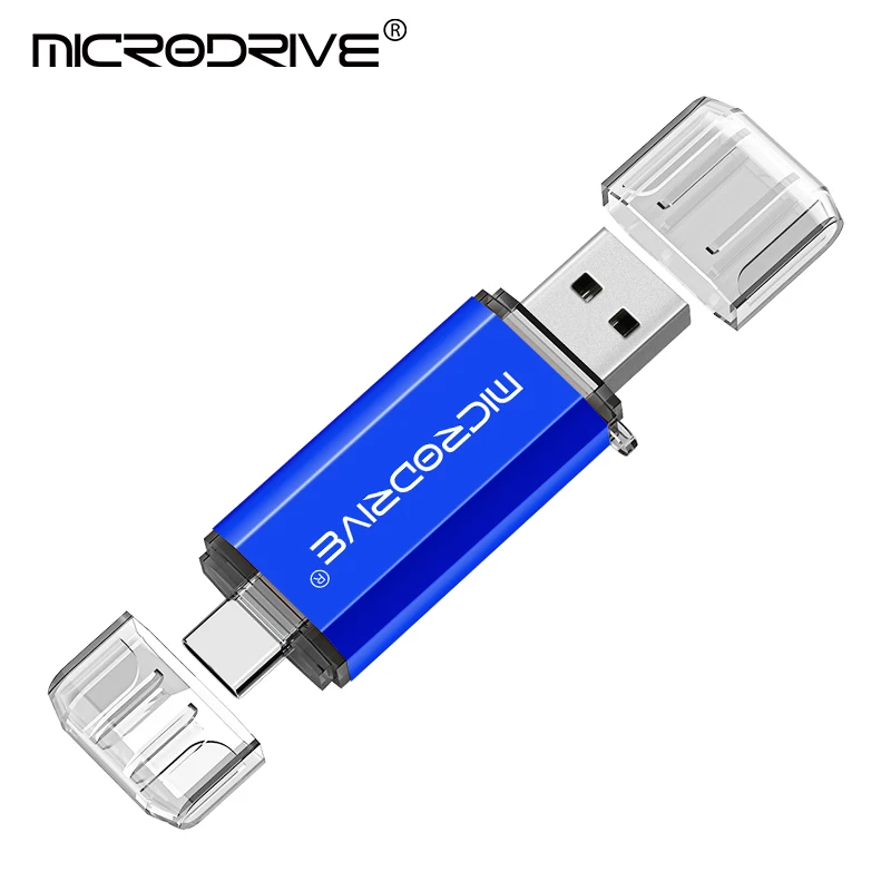 ตัวเลือกสินค้า แฟลชไดรฟ์ USB-C OTG 2 ช่อง ความจุ 128GB