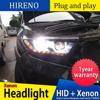 

Car Styling for Toyota Highlander 2012-2014 Headlights LED Headlight DRL Lens Double Beam HID Xenon Car Accessories