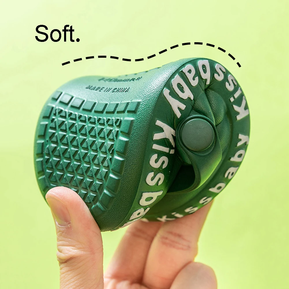 Cute Summer Kids Anti-Slip Soft EVA Breathable Sandals Beach Slippers Flat Shoes