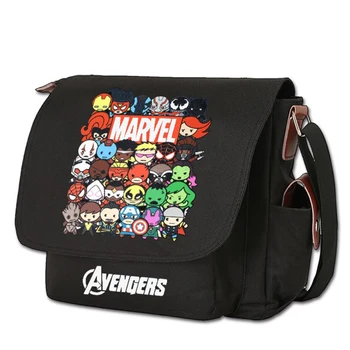 

Fashion Marvel spider man Messenger Bags Oxford Shoulder Bag Cartoon Anime Super Hero boy girl School Letter Tote Handbag