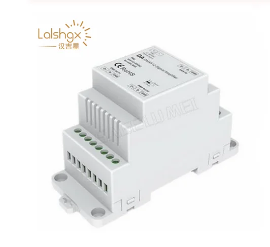 Din-рейка DMX 512 усилитель сигнала DC5V 12 в 24 В вход DMX усилитель 1CH вход 2CH выход для светодиодной ленты светильник DMX усилитель сигнала