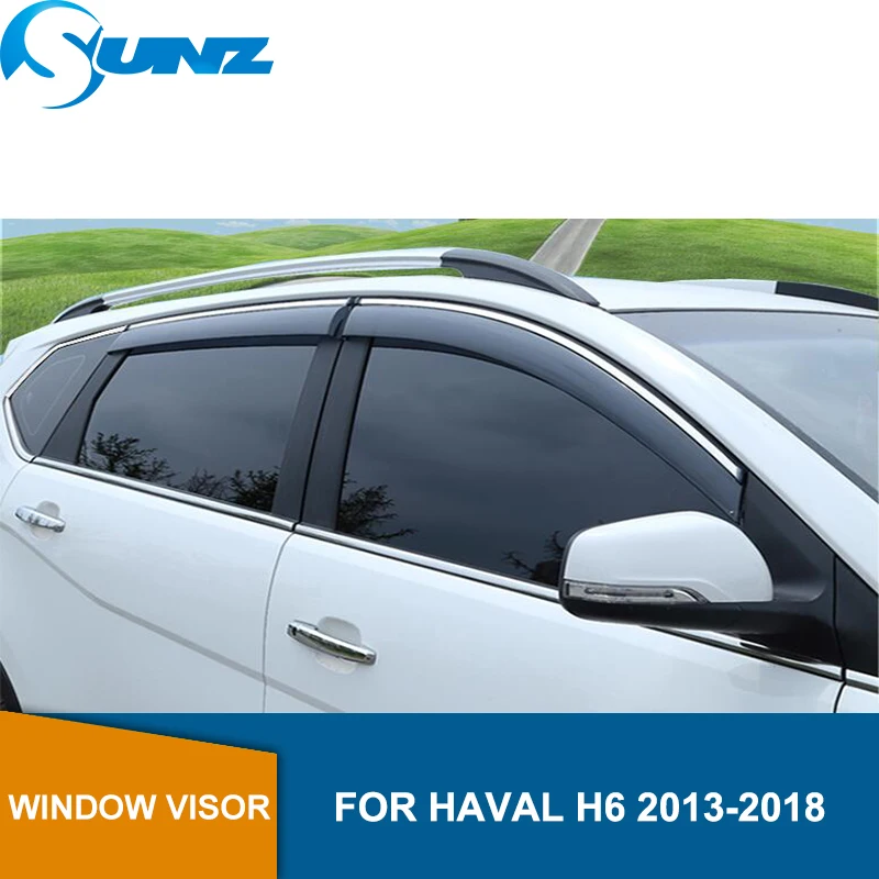 

Car door visor For HAVAL H6 2013-2018 Car wind protector For HAVAL H6 2013 2014 2015 2016 2017 2018 accessories SUNZ