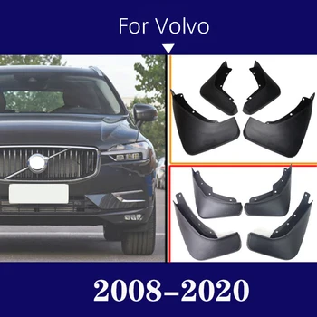 

Set of 4 car Front and Rear Splash Guard Mud Flaps mudguards fender For VOLVO XC60 XC90 2008-2020 car Accessories