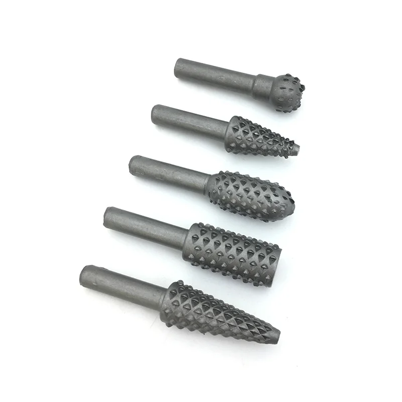Rotating Thorn Head 5pcs//set Polishing Accessories DIY Electric Grinding Head Black