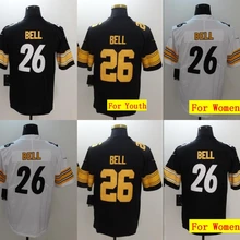 Все сшитые мужские wo Мужские Молодежные Дети Питтсбург Le'Veon Bell 26 Джерси