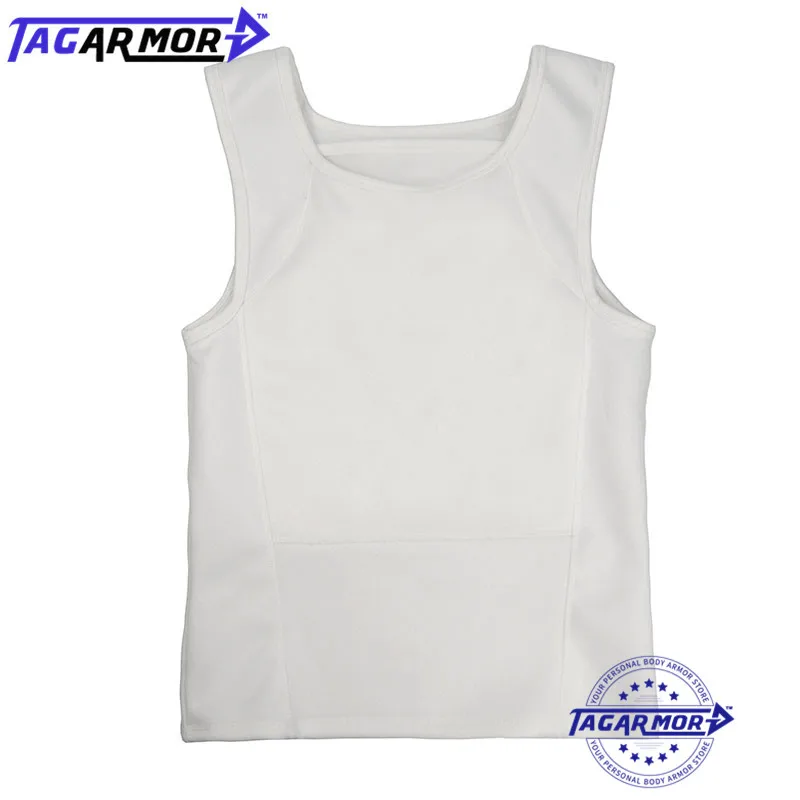 Buena Compra Camiseta ligera de nivel oculto IIIA NIJ 0101,06, camiseta a prueba de balas de 9mm Para FMJ & .44 Mag JHP-chaleco a prueba de balas, armadura corporal Erb1eQm6bBR