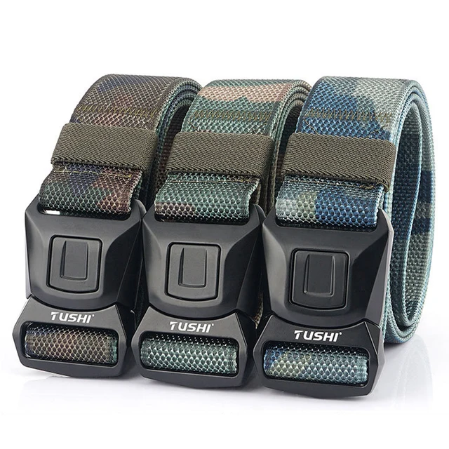 Official Genuine Tactical Belt Belts Men's Accessories Men's Apparel color: Armygreen camouflage|Black|Classic camouflage|Jungle camouflage|Spot camouflage