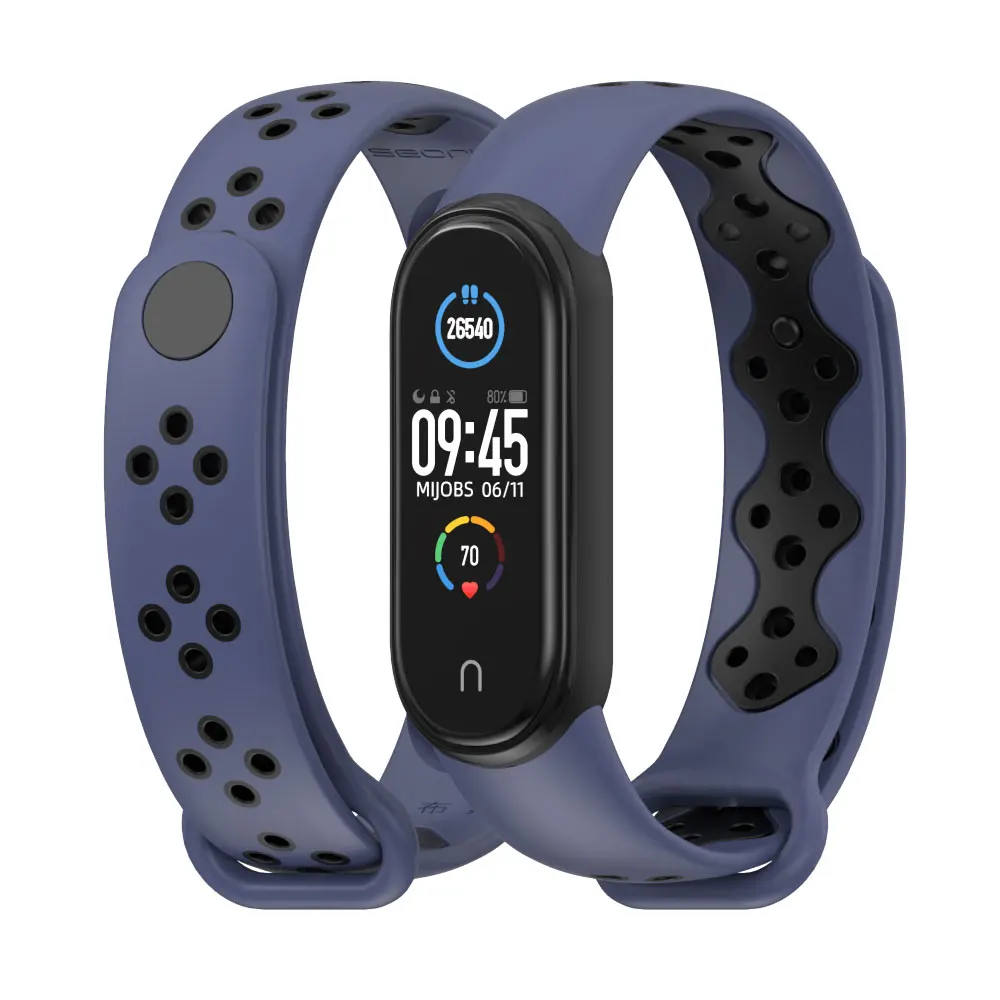 Strap for Mi Band Sport Silicone Bracelet Wristband for Xiaomi