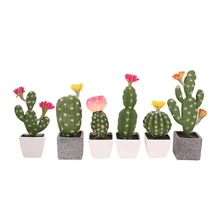 

Artificial Plant Succulent Cactus Mini Bonsai Decorative Plants Gardening Ornaments Desk Fake Plants Garden Home Decor DIY Idea