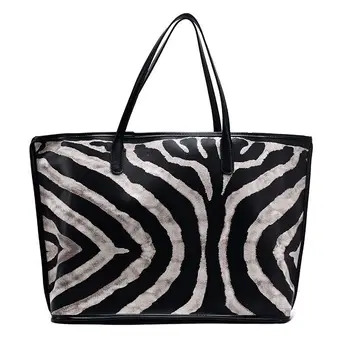 

Women Bag internet popular shoulder bag fashion all-match zebra pattern Hand Bag tote bag Large capacity bag women's bag