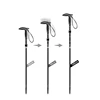 Pioneer 1 Pcs Carbon Fiber T Handle Walking Sticks Outdoor 5 Sections Matte Ultralight Trekking Pole Hiking Cane For Camping 4