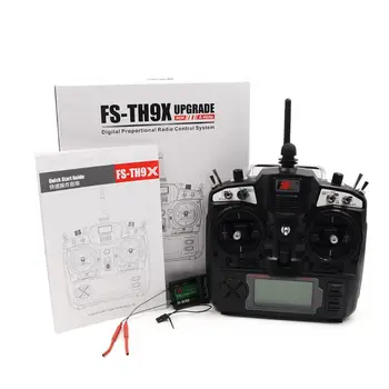 

Flysky FS-TH9X 2.4G 9 Channel Model 2 Transmitter with FS-iA10B Receiver System for RC Helicopter Airplane