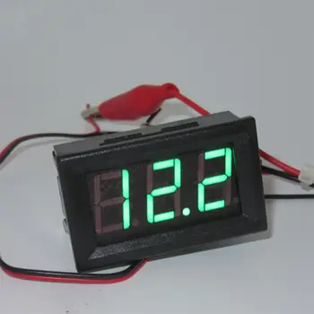 

HobbyLane 0.56 Inch 2-wire Voltage Meter Head LED Digital Voltmeter with Reverse Polarity Protection