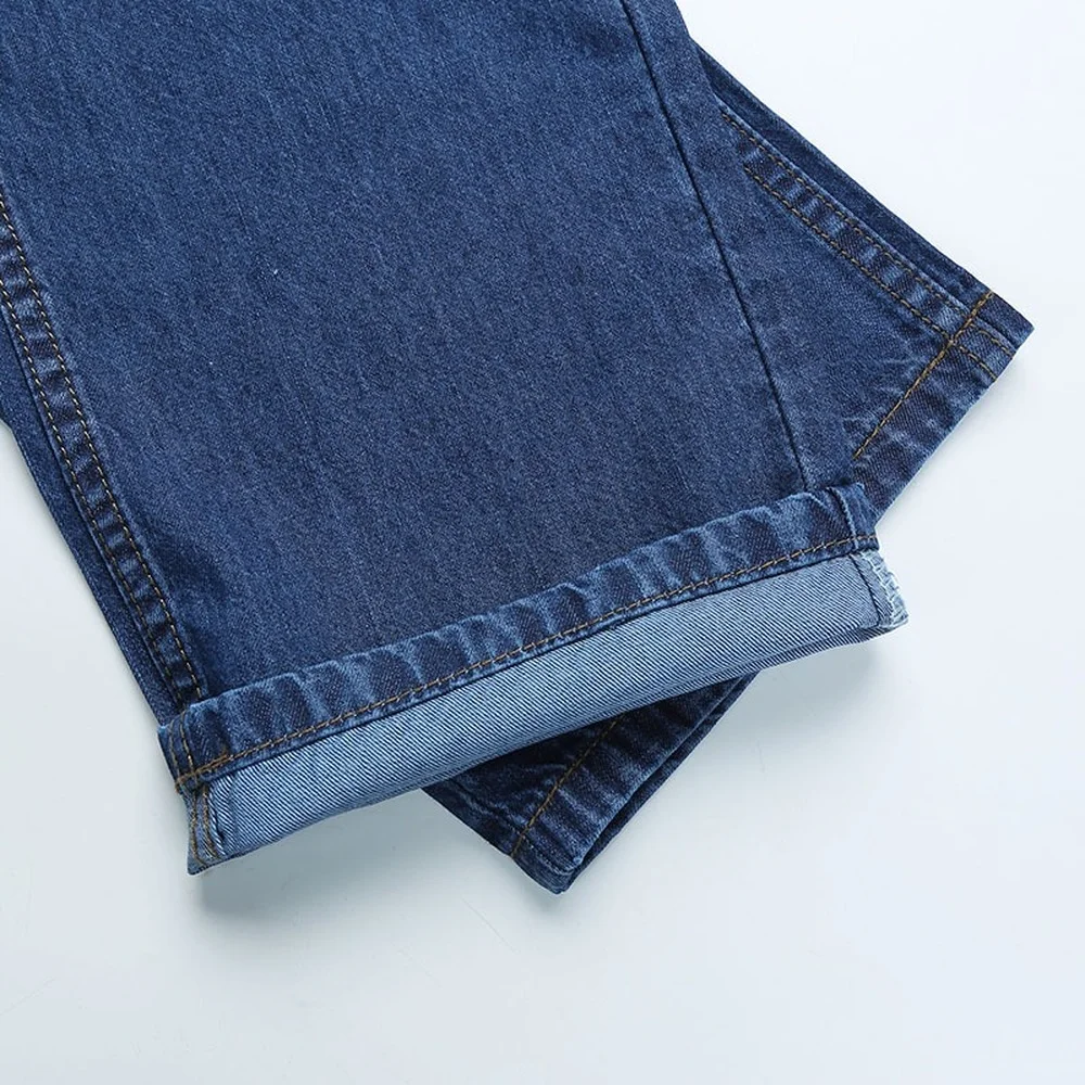 2021 Mens Classic Thin Summer Jeans Blue Male High Waist Denim Overalls 100% Cotton High Quality Brand Men Jean Pants Size 40 42 6
