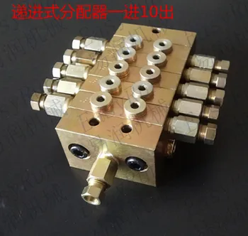 

1000 series grease progressive lubrication system distributor 10 outlets