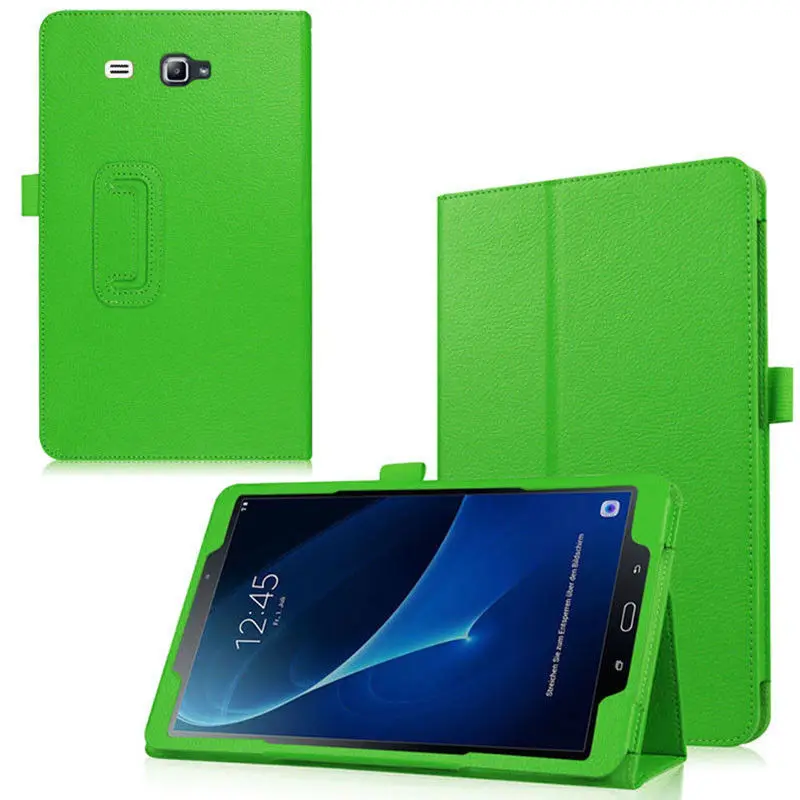 Green Чехол с магнитной подставкой для samsung Galaxy Tab A A6 7,0 SM-T280 T285 смарт-чехол из искусственной кожи для автоматического сна для samsung T280 - Цвет: Green