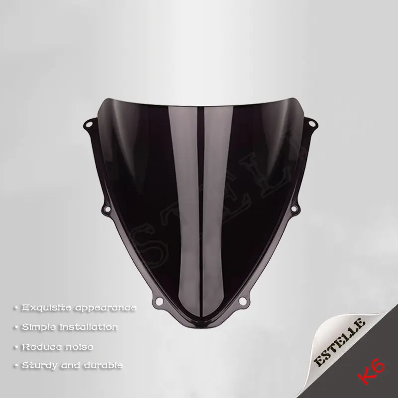 Для Suzuki GSXR600700 K6 06 07 GSXR600 700 2006 2007 мотоциклетные черные ветровое стекло