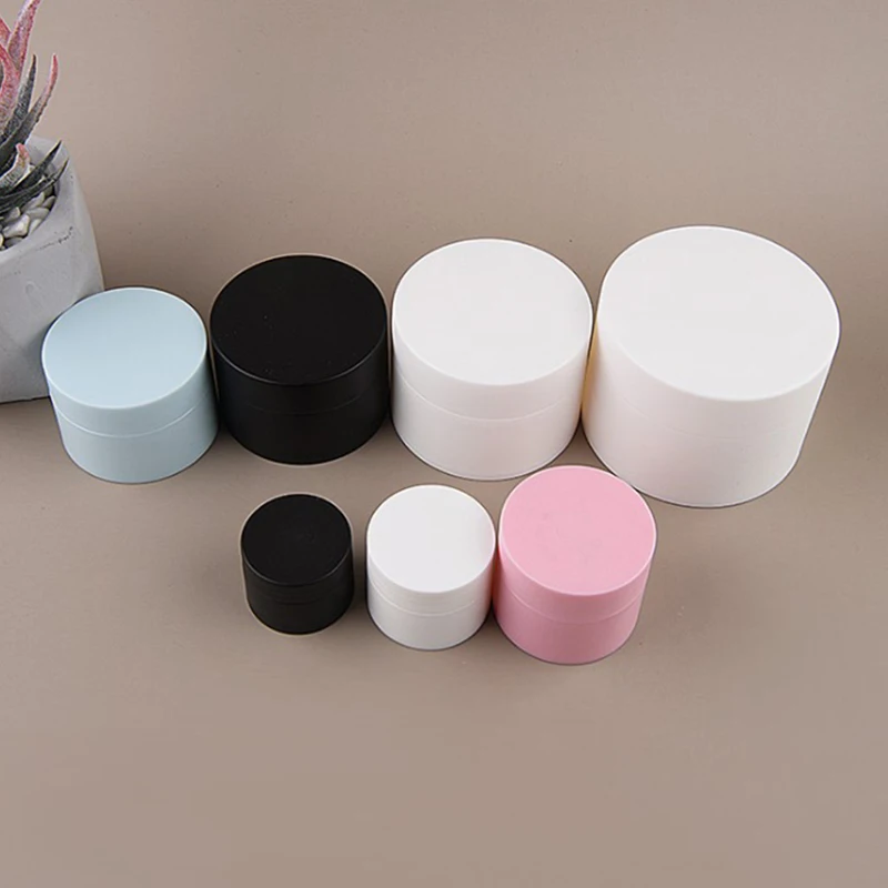 Plastic Box 3g/5g/10g/15g/30g/50g/80g Empty Box Travel PP Facial Cream Jar Cosmetic Tight Waist Container pull tight tags high strength custom plastic security seals for truck cargo numbered shipping laber for trailer container 100pc