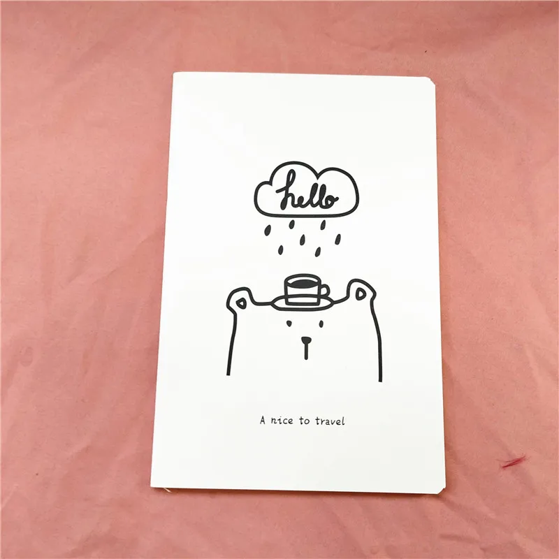 A5 блокнот,, Kawaii Bullet Journal, мягкая обложка, дневник, планировщик, альпака, милый офисный канцелярский блокнот с животными, бумага - Цвет: 29