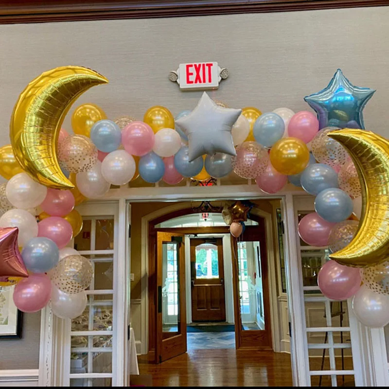 Pink Bow Balloon Arch OIF8 Kit 156Pcs Pink And White Balloons Garland Baby Shower Coquette Birthday Decorations Bow Theme Birthday Party Decor - View #5