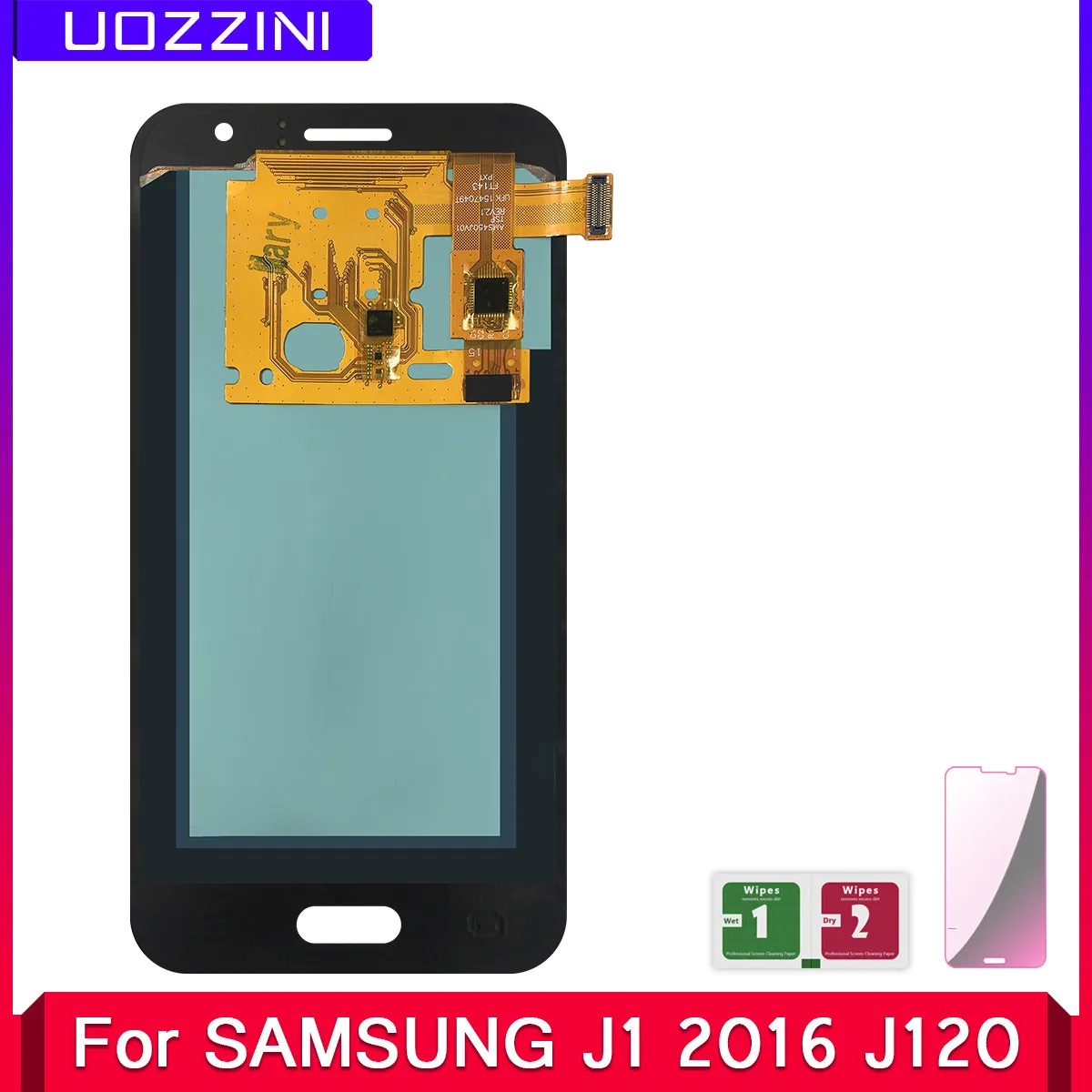 

2 Pcs AMOLED Lcds For Samsung Galaxy J1 2016 Display J120 LCD Touch Digitizer Sensor Glass J120F J120H J120 Screen J120M