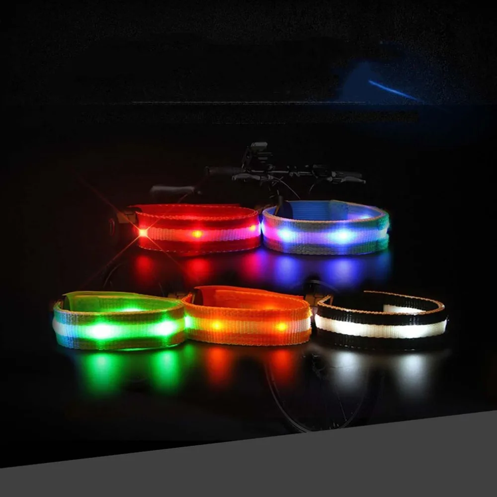 Cheap Bicycle Sports Leggings Tied Arm Night Riding Safety Led Light Strip 0