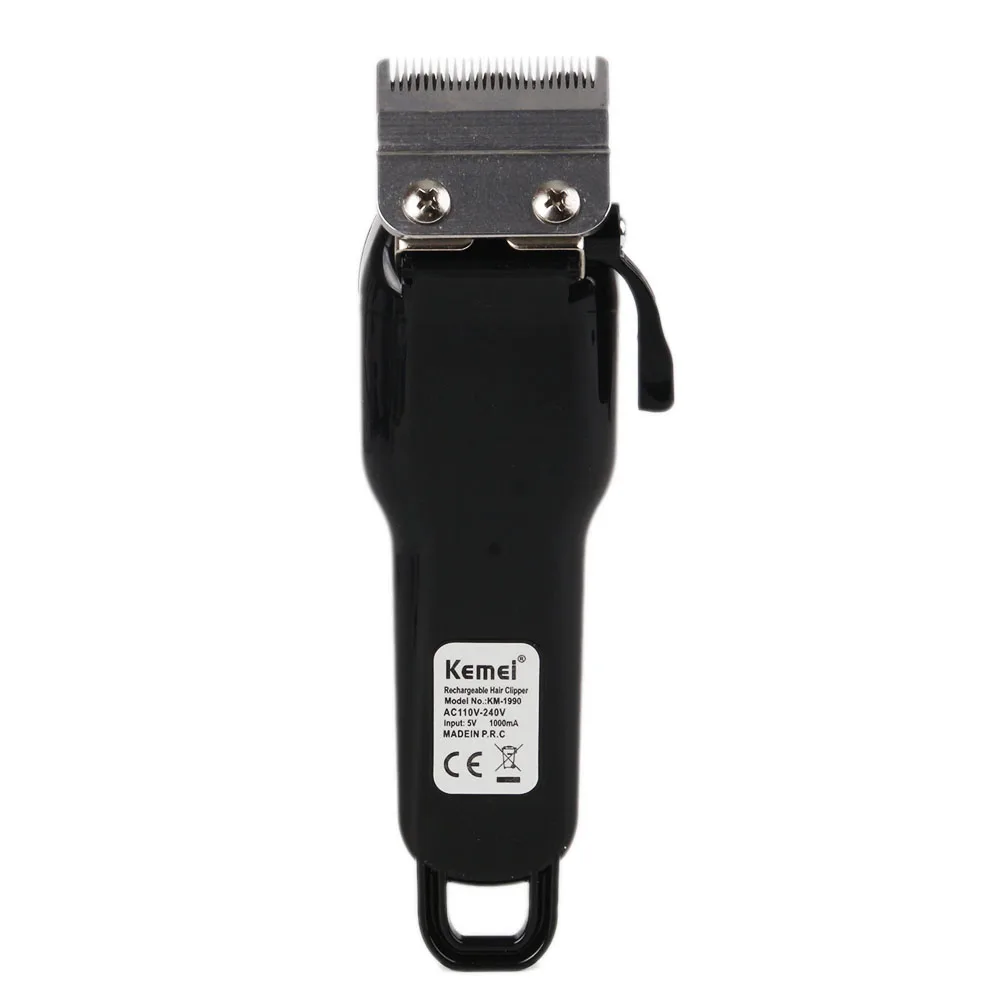 100-240V kemei rechargeable hair trimmer professional hair clipper hair shaving machine hair cutting beard electric razor