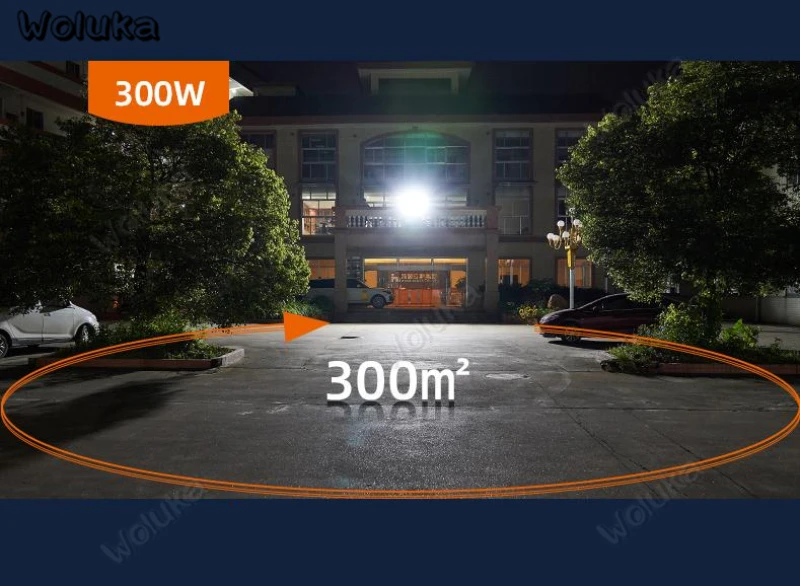 Flood Light 300W LED Waterproof Projection Lamps Outdoor Warm White Stable High Bay Street Lamp Modern Highlights CD50 W01 | Лампы и