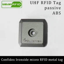 UHF RFID антиметаллическая бирка confidex ironside mirco 915m 868mhz Impinj Monza4QT EPCC1G2 6C прочный ABS смарт-карты пассивные RFID метки