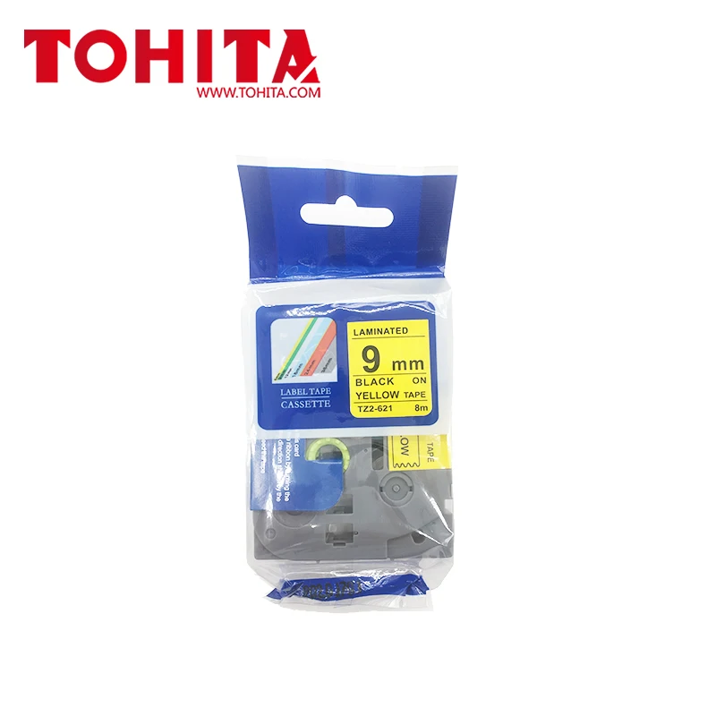 TOHITA 1PCS Black on White 9mm TZe-621 TZ2-6211 Label Tapes Compatible for Brother Printers | Компьютеры и офис