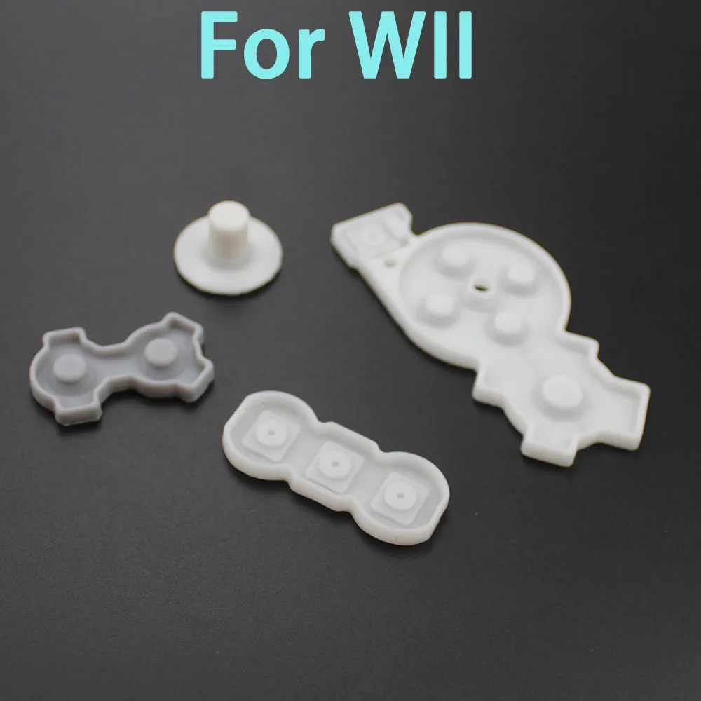 TingDong 4 в 1 резиновый проводящий контакт кнопка D Pad колодки запасные части для wii