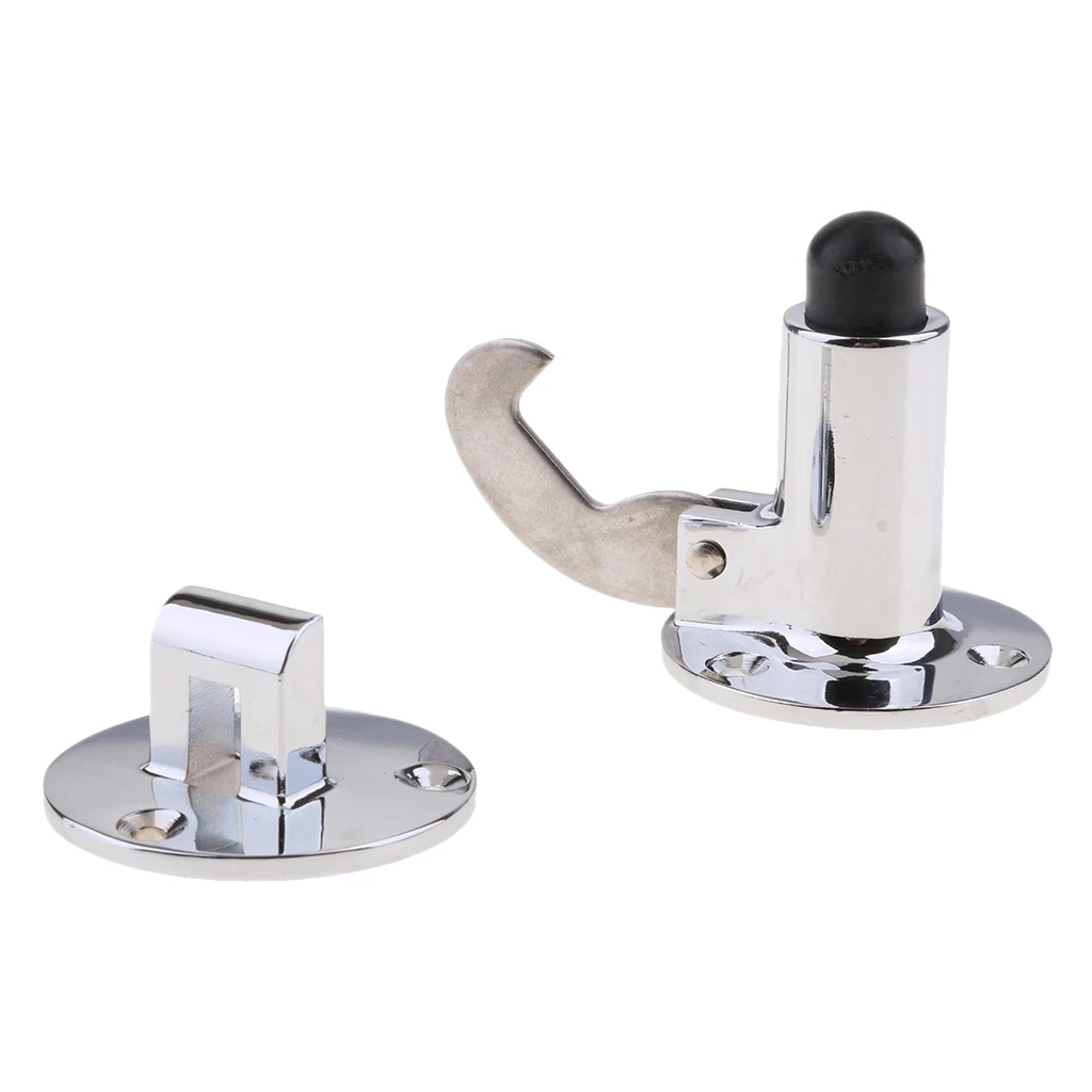 Boat Marine 316 Stainless Steel Heavy Duty Door Stopper Holder ＆ Catch Catcher Doorstop Hardware Accessories