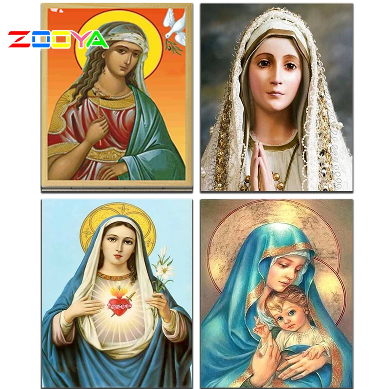 ZOOYA 5D алмазная живопись религиозная религия Новый Diy полный квадратный/Полный