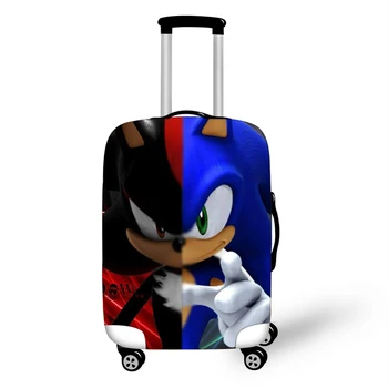 

18-32 Inch Sonic Boom Hedgehogs Mario Elastic Luggage Suitcase Protective Cover Protect Dust Bag Case Cartoon Travel Cover