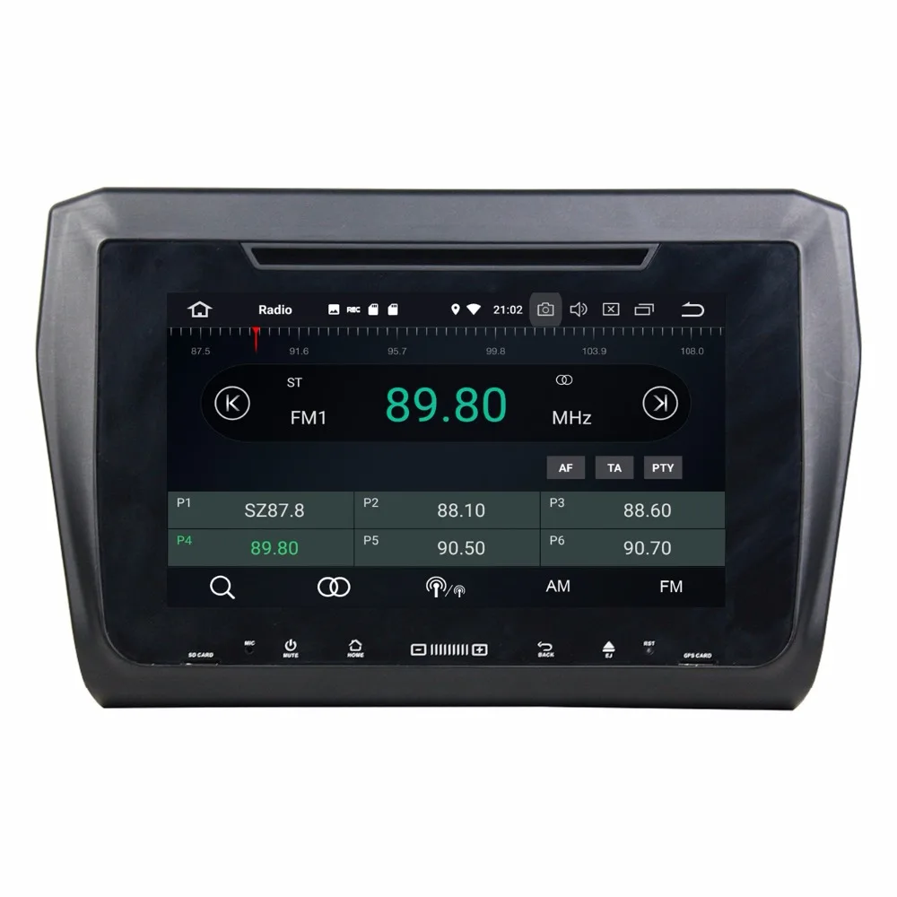 Восьмиядерный 8 дюймов Android 9 0 автомобильный Радио dvd плеер GPS для SUZUKI SWIFT 2018 gps