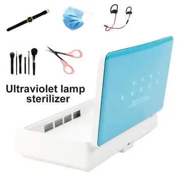 

USB/Wireless Smart Voice Ultraviolet Disinfection Phone Jewelry Sterilizer Box Multi-function Sterilizer Jewelry Sterilization B