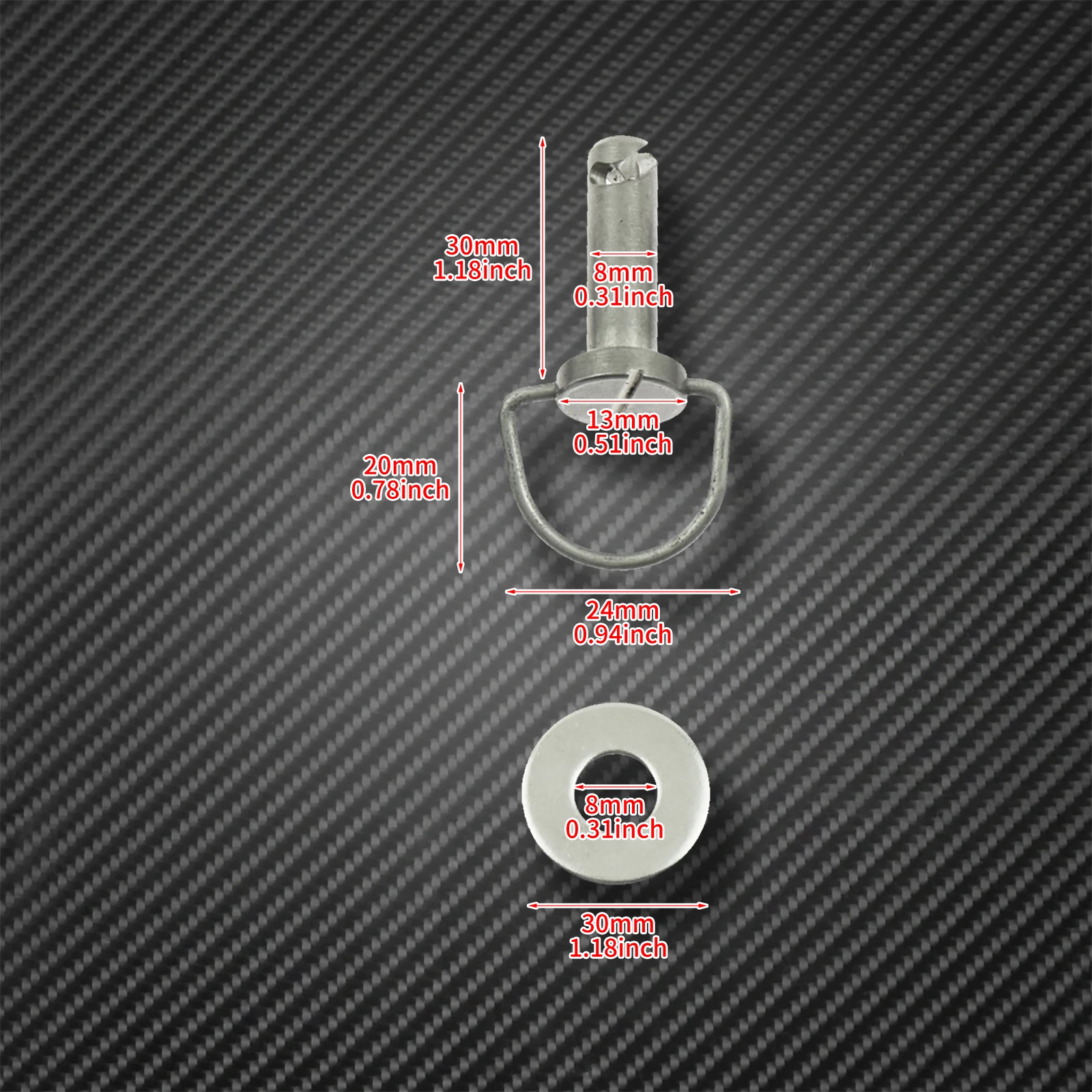 HDBUBALUS Motorfiets Harde Zadeltas Bevestiging Pin Stud Bolt Schroeven voor Harley Touring FLHR FLHS Softtail Deluxe FXSTS