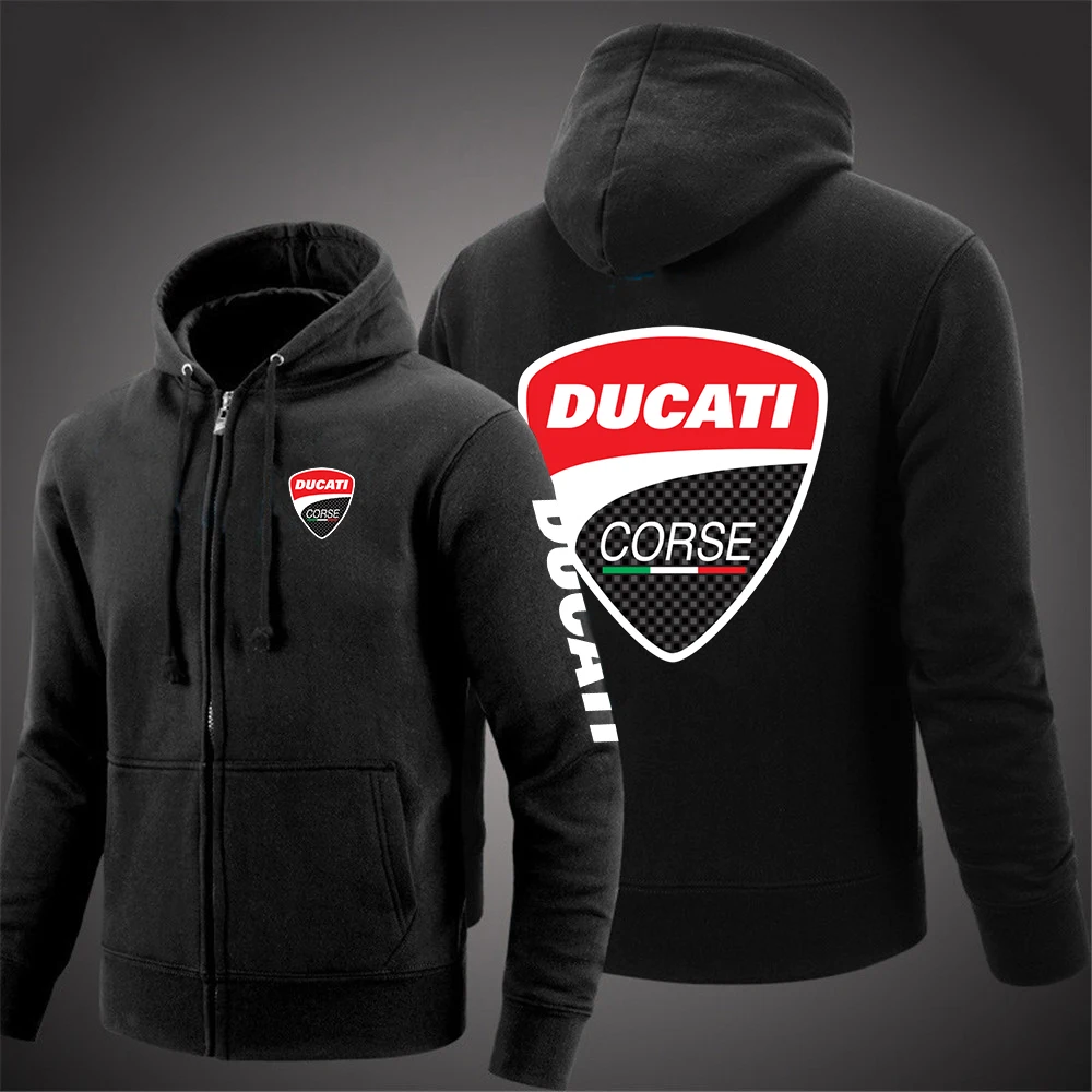 2021 New Men Ducati Print Hoodies 