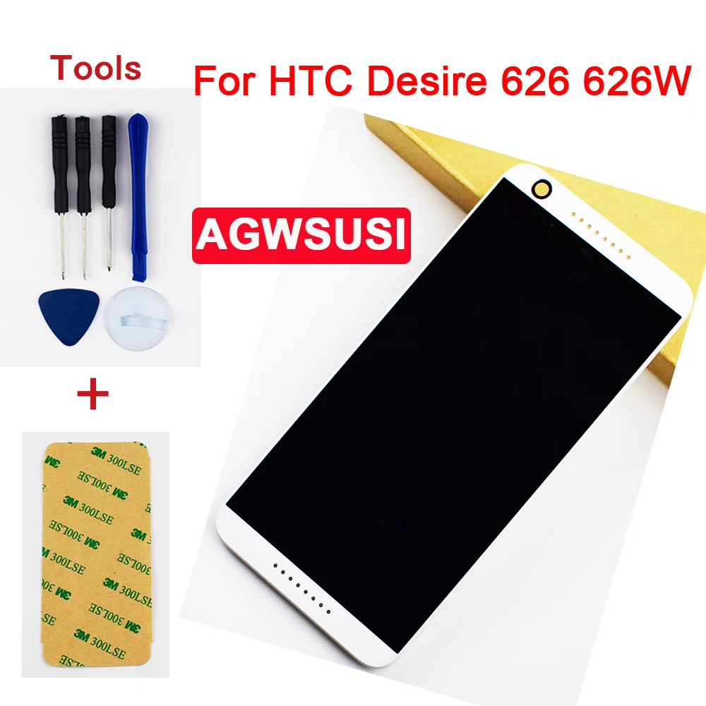 Дигитайзер сенсорного экрана для HTC Desire 626 626W две SIM карты стекло + ЖК дисплей