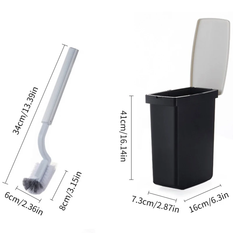 Многофункциональная Ванная комната мусорный контейнер для туалетной щетки