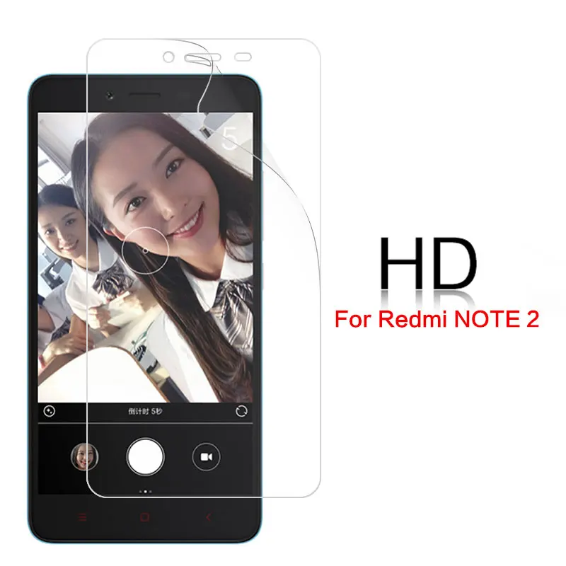 HD прозрачная глянцевая пленка для Xiaomi Redmi Go Note 2 3 4 4X 5 Pro 7 S2 глобальная версия