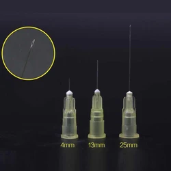 100pcs Mesotherapy Hypodermic 30g 32G 34G Needle 4mm 13mm 25mm for Filler Injection Syringe