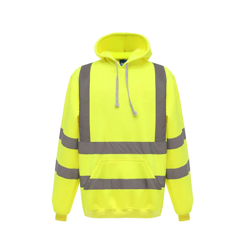 Безопасная Светоотражающая верхняя одежда, односторонняя плюшевая уличная одежда для ночного велоспорта, ветрозащитная теплая